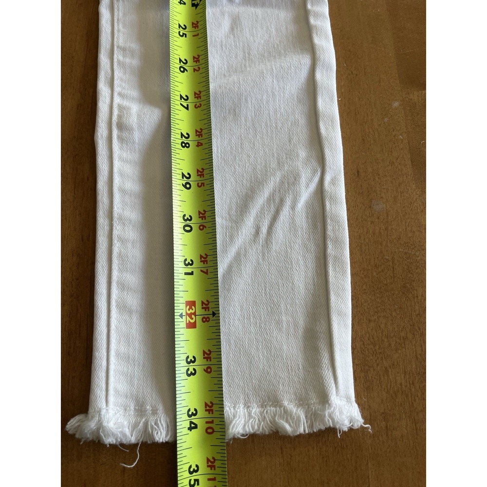KanCan Women's White‎ Denim Jeans Size 3/25 Distressed Skinny Summer - Picture 6 of 11